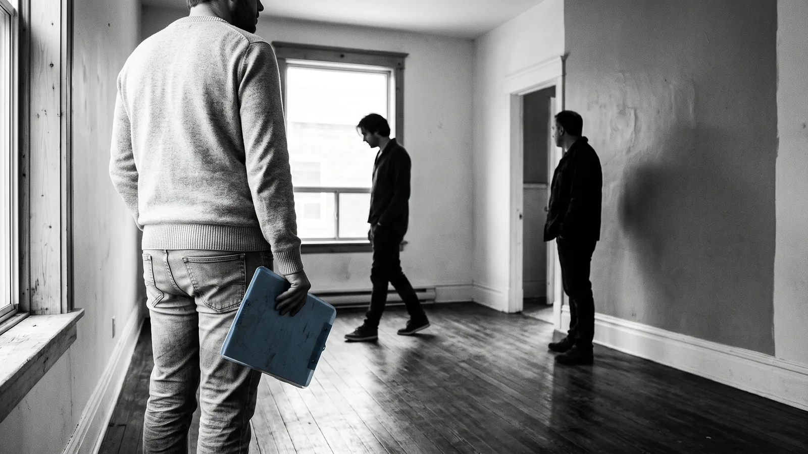 Visiteurs anonymes lors d'une visite d'un logement vide : reprise fictive pour revendre.